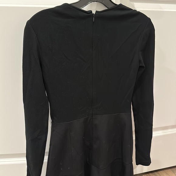 Theory black long sleeve mini dress - Picture 2 of 3